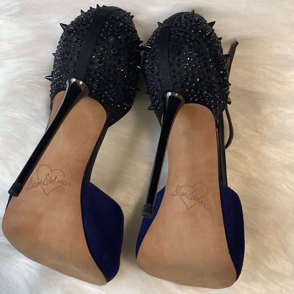 Sam Edelman Scarlett Suede Spiked Heel - Picture 6 of 8